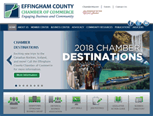 Tablet Screenshot of effinghamcountychamber.com